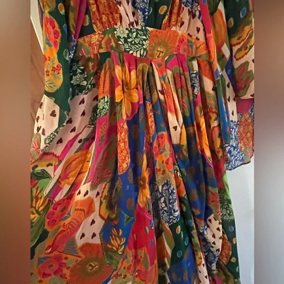 Farm Rio Sunny Mix Maxi Dress - Picture 7 of 13